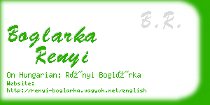 boglarka renyi business card